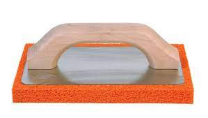 Taloche éponge orange 14x21cm Nespoli