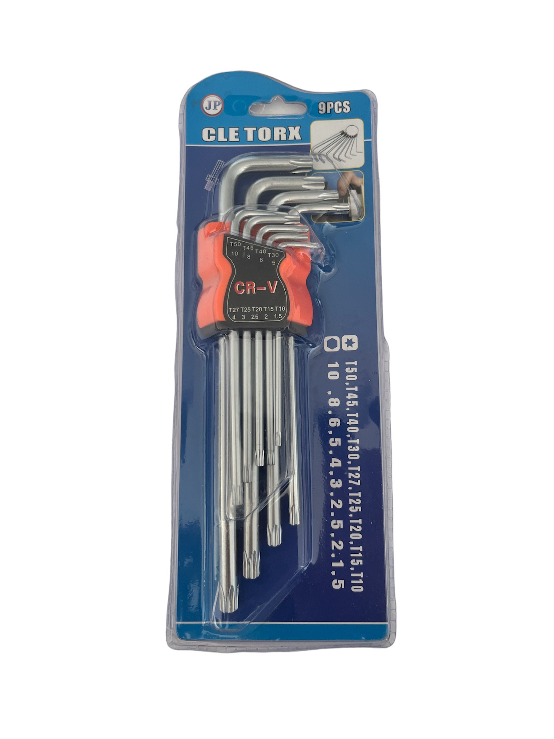 Jeu 9 clés mâle torx longue