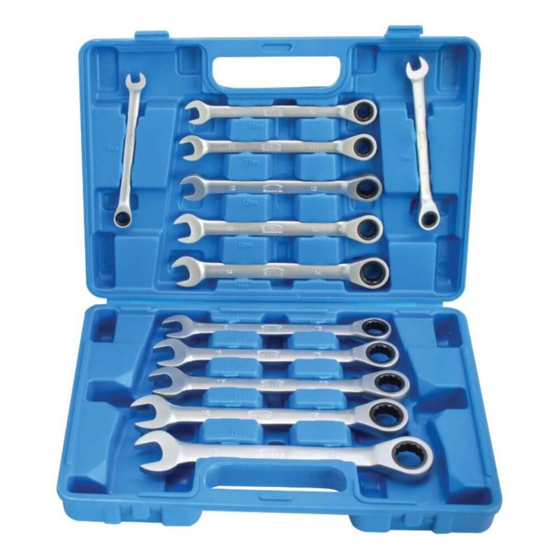 Coffret Clés Mixtes à Cliquet – Satra |12 Pièces