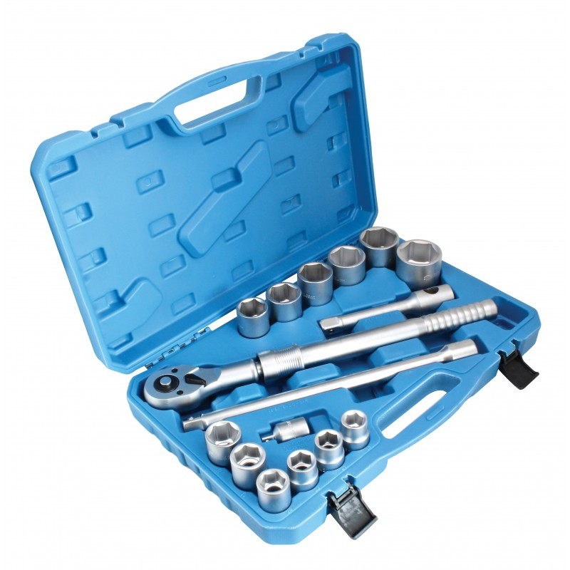 Coffret Cliquet & Douilles Poids Lourds – Satra | 16PCS