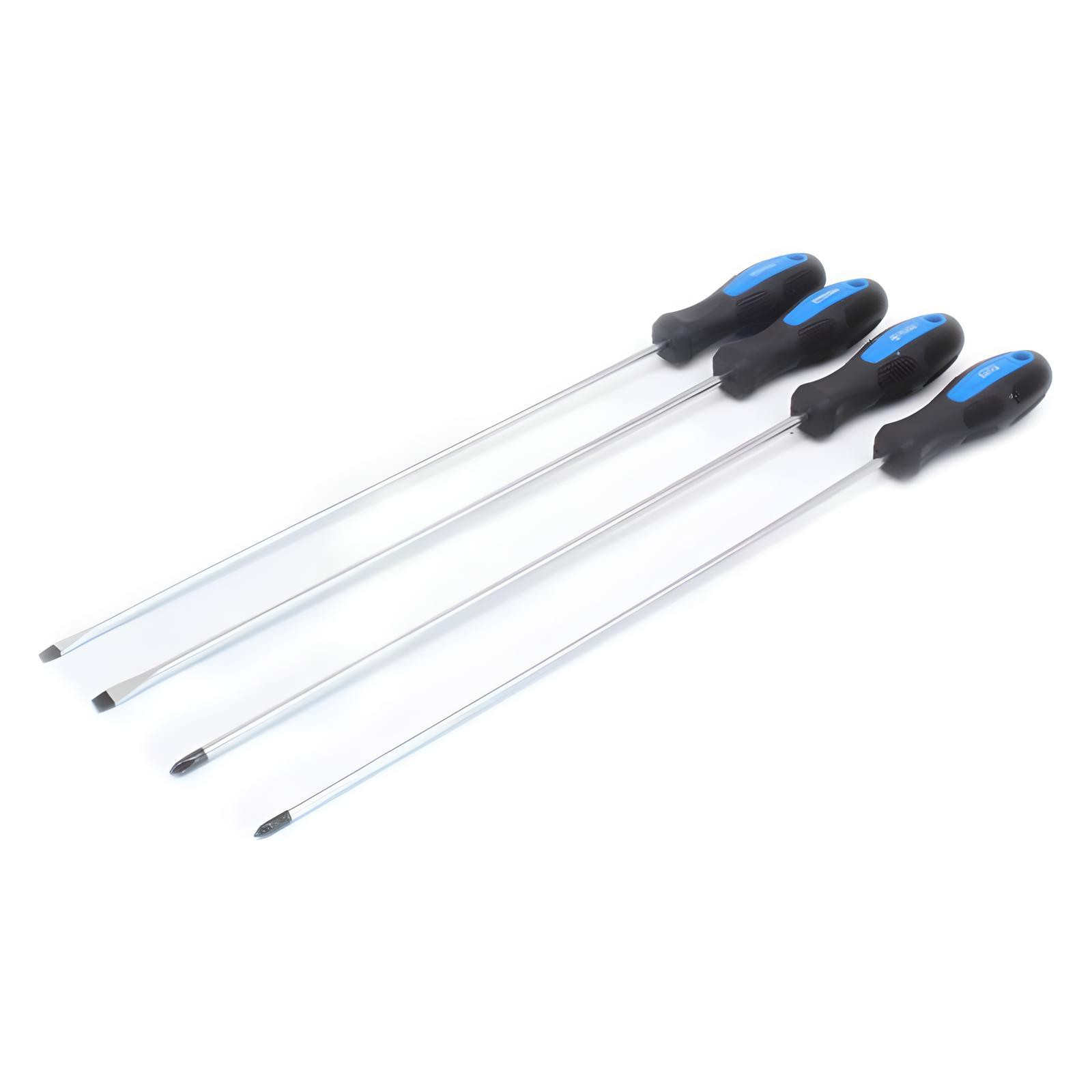 Jeu de 4 tournevis Plat & Cruciforme – Satra | 450 mm