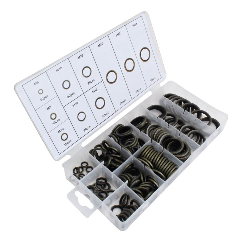 Boite de Joints M6 - M24 Métal-Caoutchouc – Asta | 150 pcs
