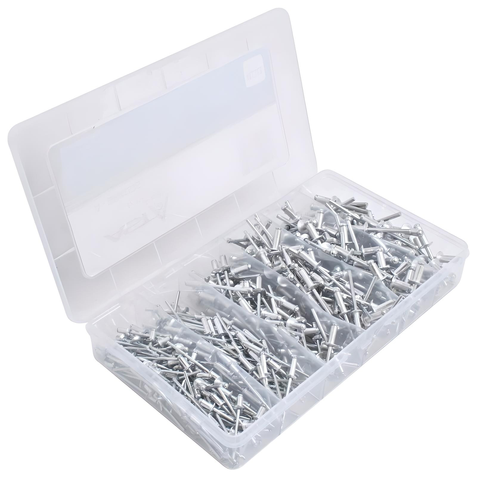 Boite Rivets Aluminium – Asta | 400 Pièces