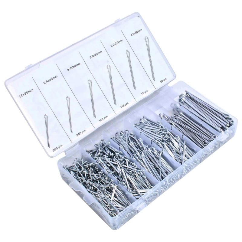Coffret de Goupilles Fendues 6 Tailles – Asta | 1000 pcs