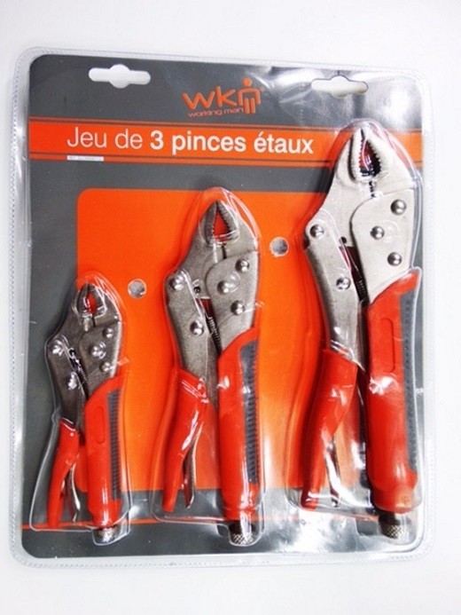 Jeu de 3 pinces étaux WK