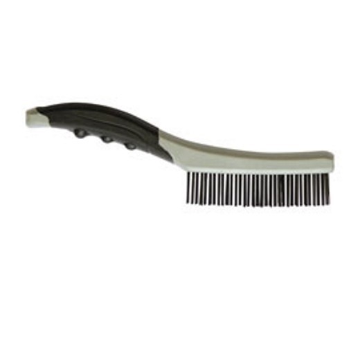 Brosse à main fil acier plat