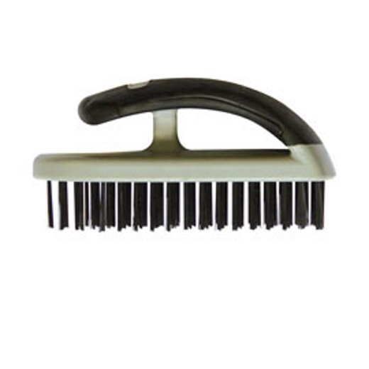 Brosse main violon fil acier plat